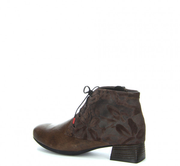 Delicia Lace Up Ankle Boot Mocca