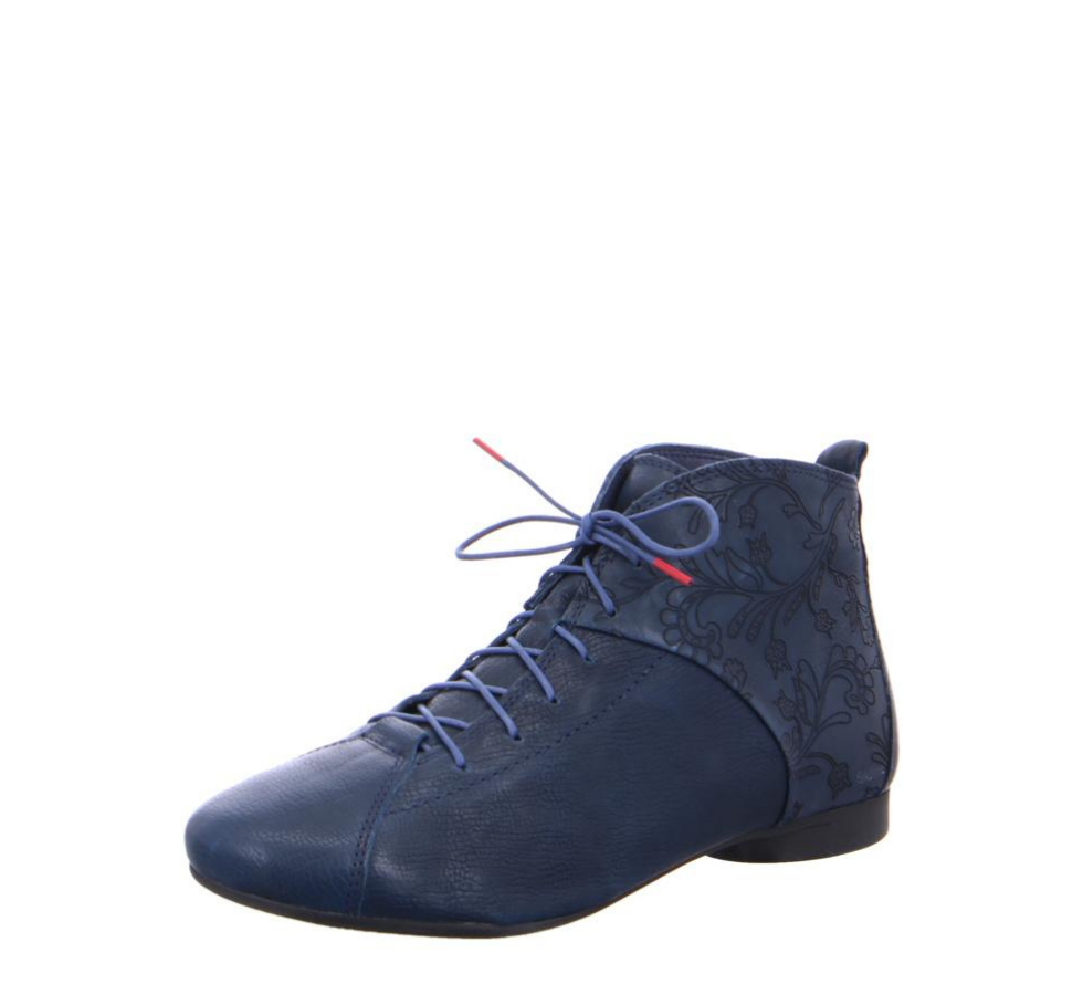 Guad Lace Up Ankle Boot Azur Laser